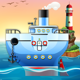 Animated puzzles ship