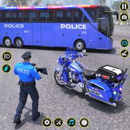 US Police Moto Bike Games