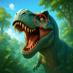 Bowmaster Dinosaur Hunter Game