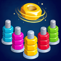Nuts & Bolts: Screw Sorting 3D
