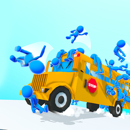 Crowd Bus 3d