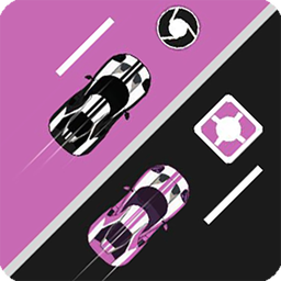 Dual Car - Colorful 2 Cars Game