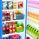 Fill Up Fridge 3d- Fridge Game