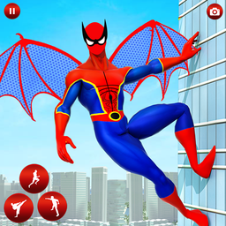 Flying Spider- Superhero Games