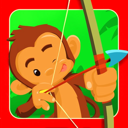 میمون بازیگوش | پرتاب میوه ها