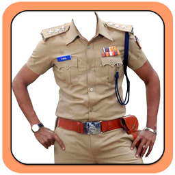 Men Police Uniform Photo Suit