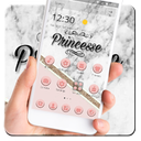 Princesse Pink Gloden Marble Theme