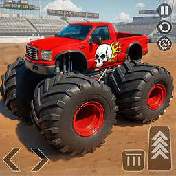 Mega Ramp Monster Truck Stunts