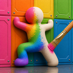 Paint Hide and Seek Game