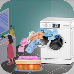 Washing clothes game discount