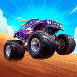 Monster Trucks Kids Race Game