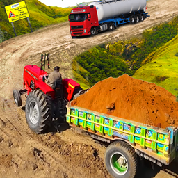 Farming Tractor Trolley Sim 3D