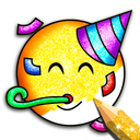 Glitter Emoji Coloring And Drawing