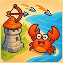 Tower vs Crabs: Beach Defense