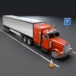 Hard Truck Parking Truck Games