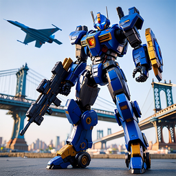 Fighter Jet Robot Transform 3D