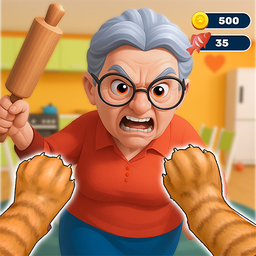 Bad Cat Angry Granny Prankster