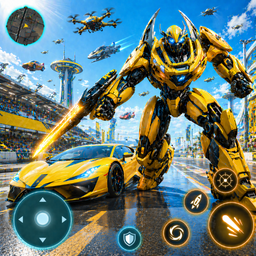 Robot City Car Battle