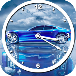 Cars Clock Live Wallpaper