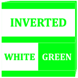 Inverted White Green Icon Pack