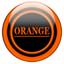 Orange Glass Orb Icon Pack