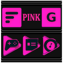 Pink and Black Icon Pack