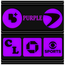 Purple and Black Icon Pack