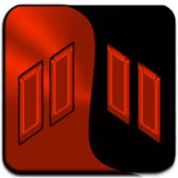 Wicked Red Orange Icon Pack