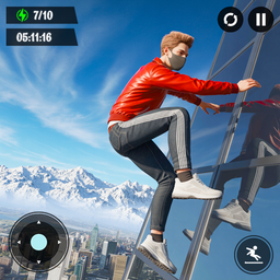 Rooftop Runner Go Up Parkour