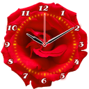 Rose Flower Clock