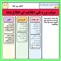 روزنامه نویسی