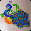 Peacock Rangoli Designs