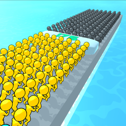 Runner Pusher: Crowd Race 3D!
