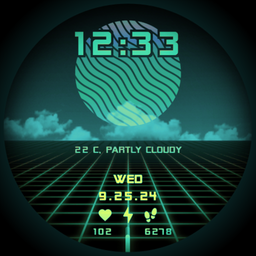 Vaporwave Watch Face