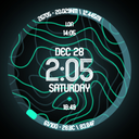 Animated Curves Watch Face