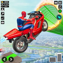 Superhero Bike Stunts 3D Race