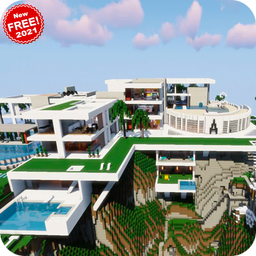 Modern Mansions Map For Minecraft  - Best Mansion