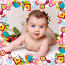 Baby photo frames maker