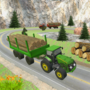 Heavy Duty Tractor Cargo Transport 3D