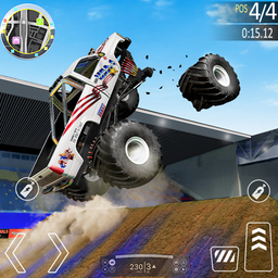 Monster Truck Stunt Truck Game