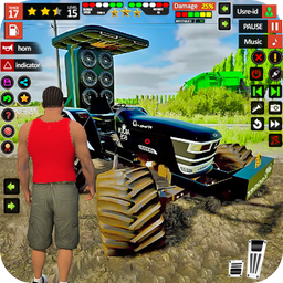 US Farming Tractor Games 3d