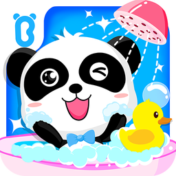 Baby Panda's Bath Time