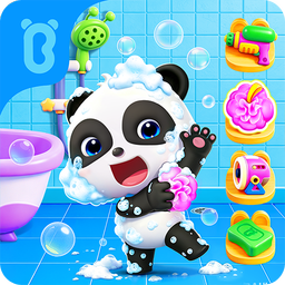 Baby Panda's Bath Time