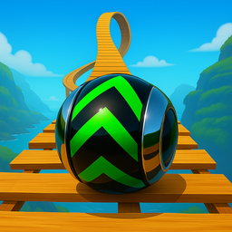 Skyball Run Rolling Ball Game