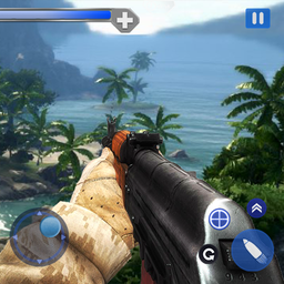 Sniper Shooting Mountain