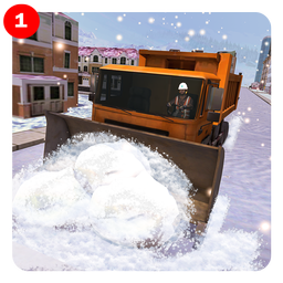 Snow Blower Truck- Heavy Excavator Snow Plow
