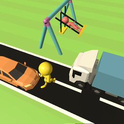 Cross The Street 3D - Fun Race