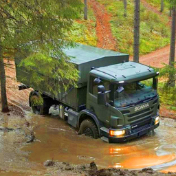offroad mud truck hill driving