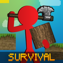 Stickman vs Multicraft: Noob Survival