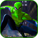 Green Spider Rope hero Man 3D